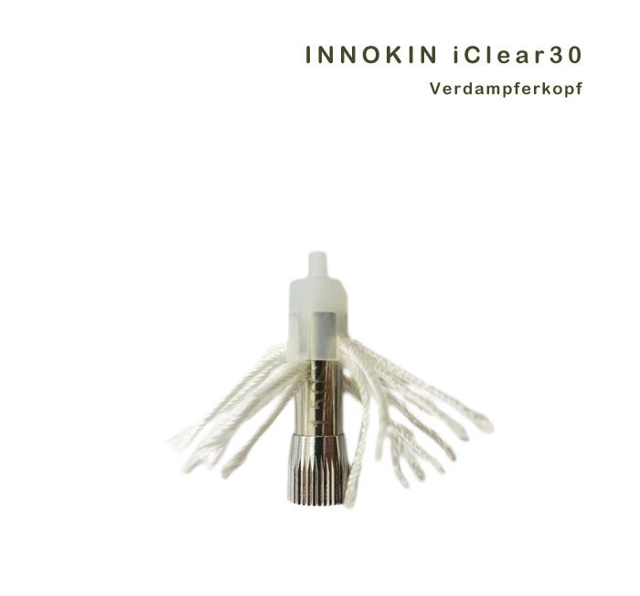 Verdampferkopf für Innokin iClear 30 Dual Coil Clearomizer Verdampferkopf für Innokin iClear 30 Dual Coil Clearomizer