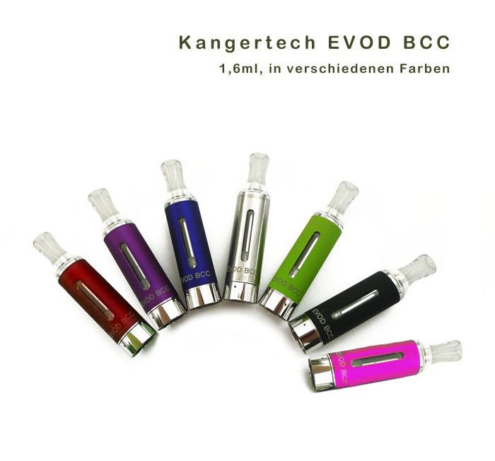 EVOD MT BCC Tank Kanger 1,6ml in 7 Farben EVOD MT BCC Tank Kanger 1,6ml in 7 Farben