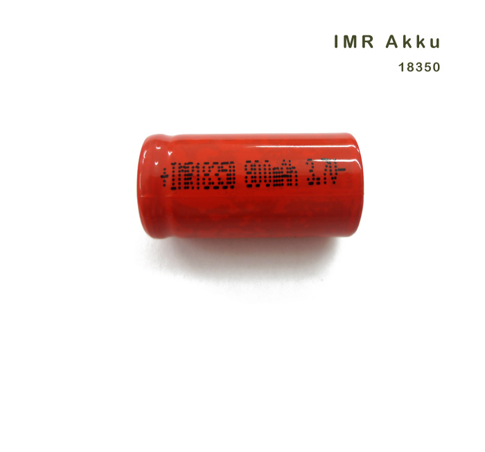 10 x 18350 Lithium-Mangan Akku