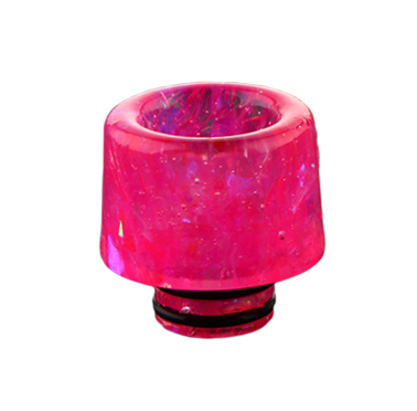 Drip Tip 510 Kristall semi transparentes Mundstück in pink