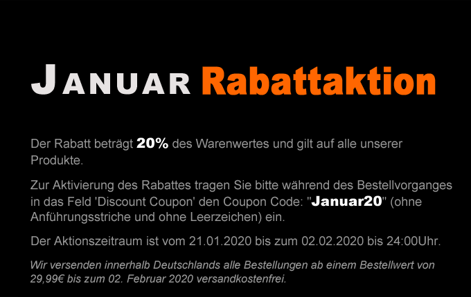Januar Rabatt Aktion Januar Rabatt Aktion