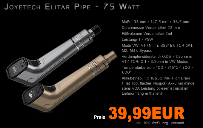 Joyetech Elitar E-Pipe Joyetech Elitar E-Pipe