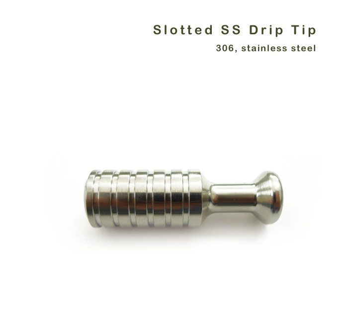 x 306 Drip Tip SS x Slotted, nicht für 510