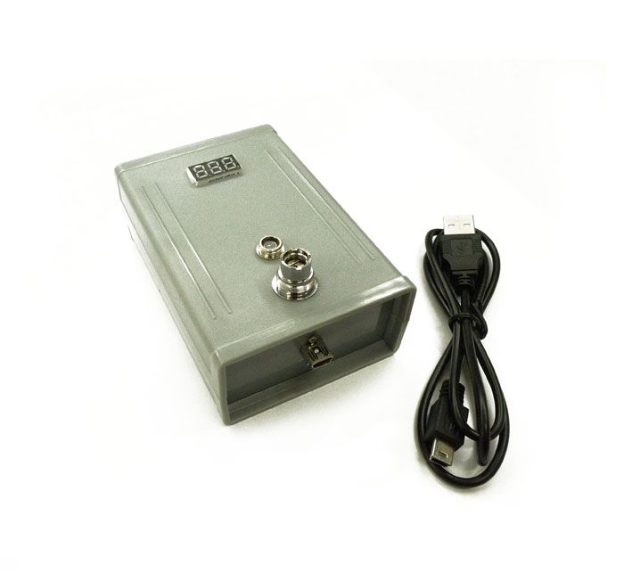 Wickelhilfe mit eingebautem Ohmmeter Wickelhilfe mit eingebautem Ohmmeter