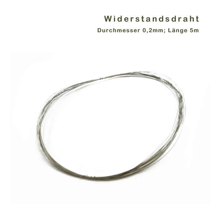 Widerstandsdraht 0,20mm x 5Meter