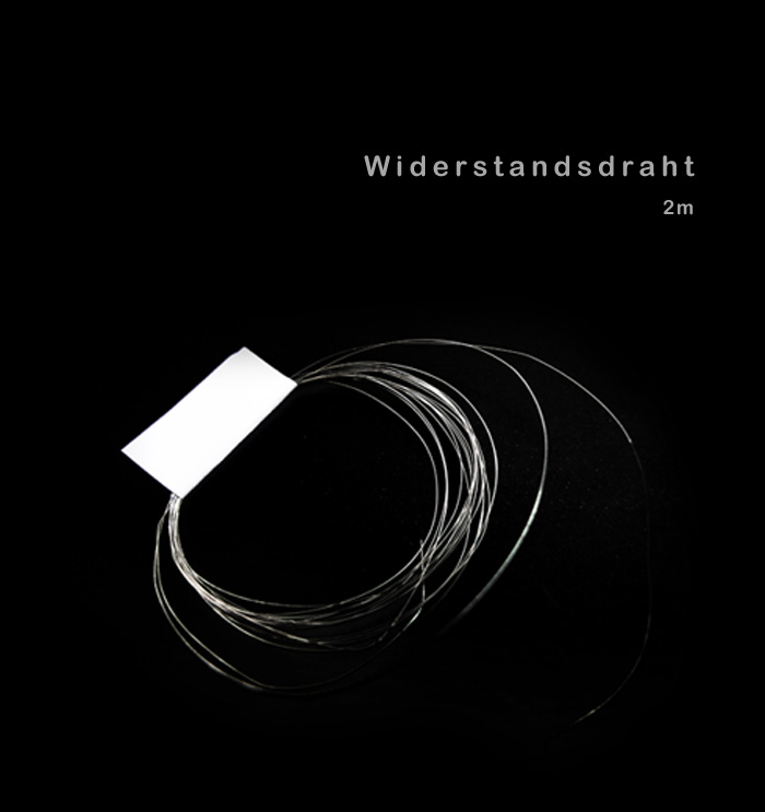 Widerstandsdraht 0,32mm x 2Meter, Nichrome