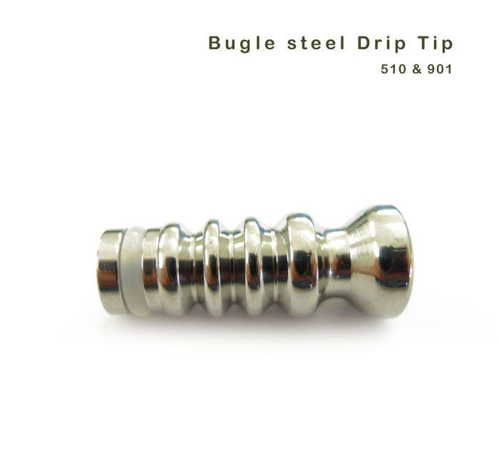 SS Bugle Drip Tip, für 510 & 901